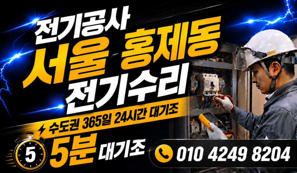 홍제동 전기공사
