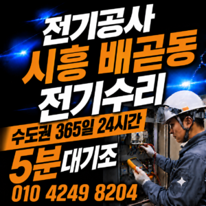 시흥 배곧동 전기 공사