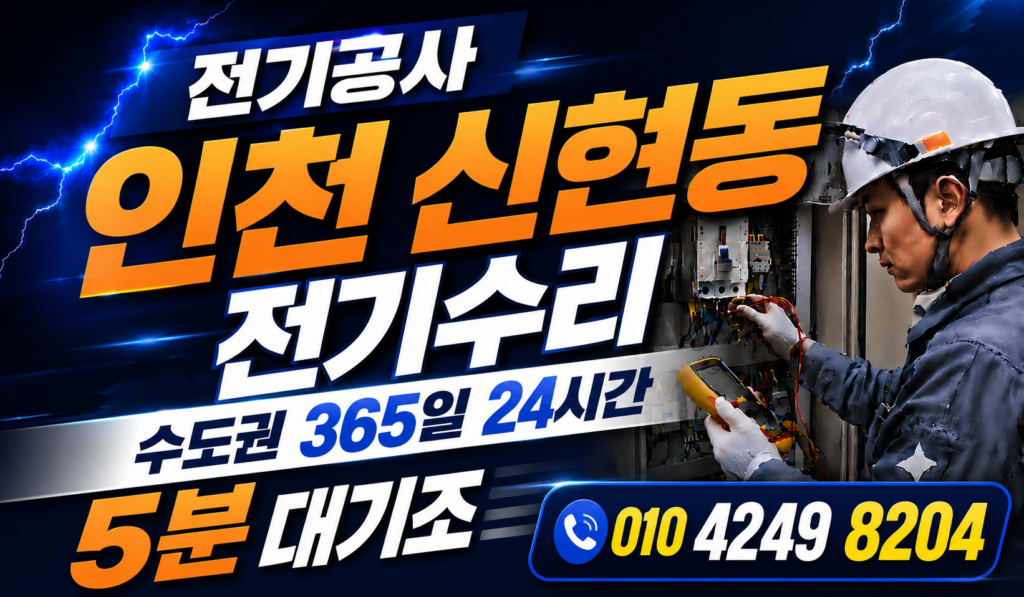 인천 신현동 전기 공사